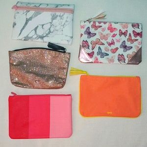 Lot of 5 new Ipsy bags